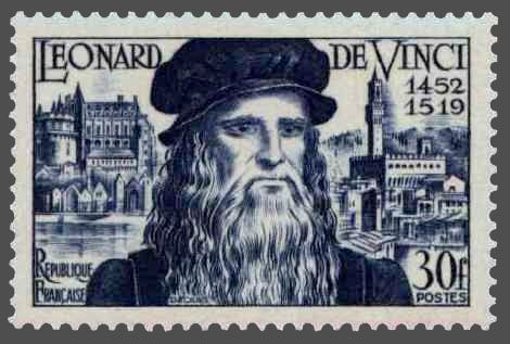 Name:  timbre france 1952 - 0929 - Autoportrait de Leonard de Vinci et vues de Florence et du chateau d.jpg
Views: 441
Size:  29.5 KB