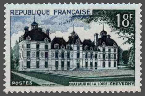 Name:  timbre france 1954 - 0980 - Vue du chateau de Cheverny (chateaux de la Loire) - Serie touristiqu.jpg
Views: 524
Size:  28.0 KB