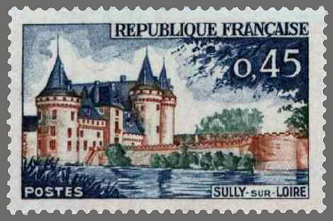 Name:  timbre france 1961 - 1313 - Chateau de Sully-sur-Loire (Loiret) - Serie touristique.jpg
Views: 473
Size:  38.4 KB