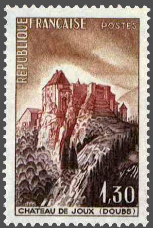 Name:  timbre france 1965 - 1441 - Chateau de Joux (Doubs) - Serie touristique.jpg
Views: 435
Size:  41.4 KB