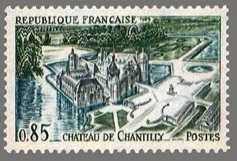 Name:  timbre france 1969 - 1584 - Vue aerienne du chateau de Chantilly (Oise) - Serie touristique.jpg
Views: 425
Size:  36.7 KB